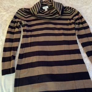 Loft striped sweater dress, size L 🍁🍂